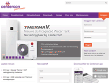 Tablet Screenshot of centercon.nl